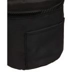 Wellable Round Travel Case in Recycled Polyester Transfer - Black - Detail 5
