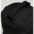Wellable Round Travel Case in Recycled Polyester Transfer - Black - Detail 6