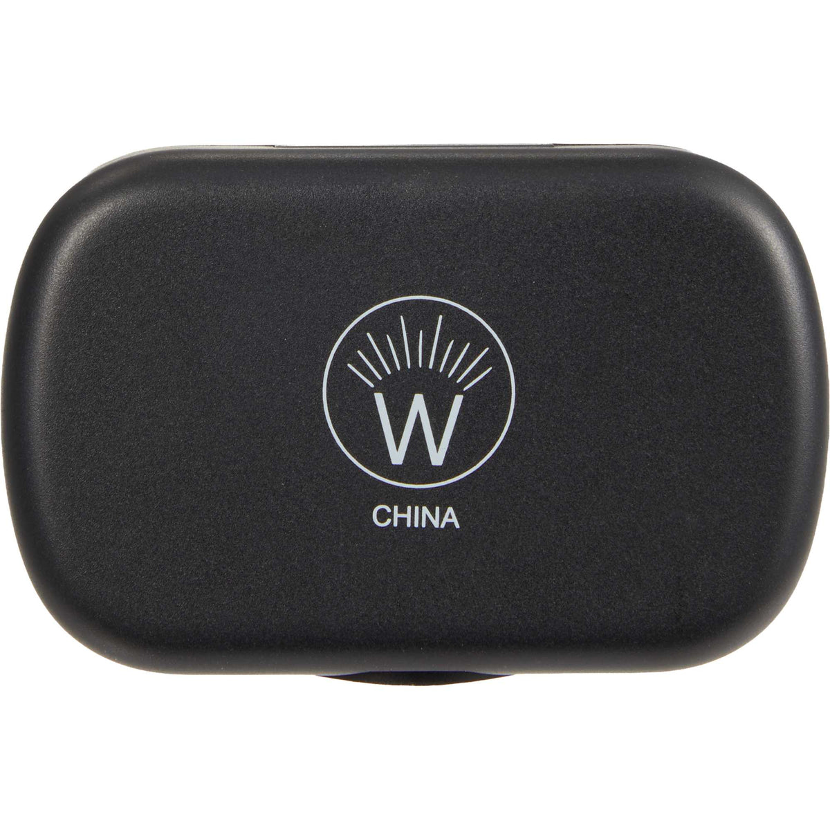 Wellable Silicone Ear Plugs with Carry Case Full Color - Black - Back