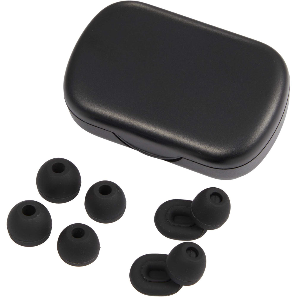 Wellable Silicone Ear Plugs with Carry Case Full Color - Black - Detail 2