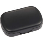 Wellable Silicone Ear Plugs with Carry Case Full Color - Black - Right Angle
