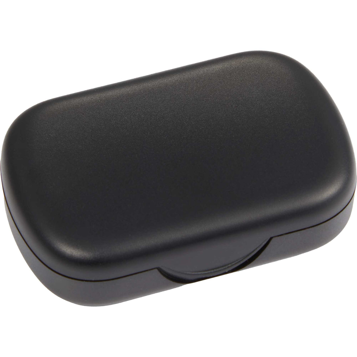 Wellable Silicone Ear Plugs with Carry Case Full Color - Black - Right Angle