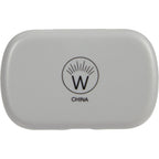 Wellable Silicone Ear Plugs with Carry Case Full Color - Gray - Back
