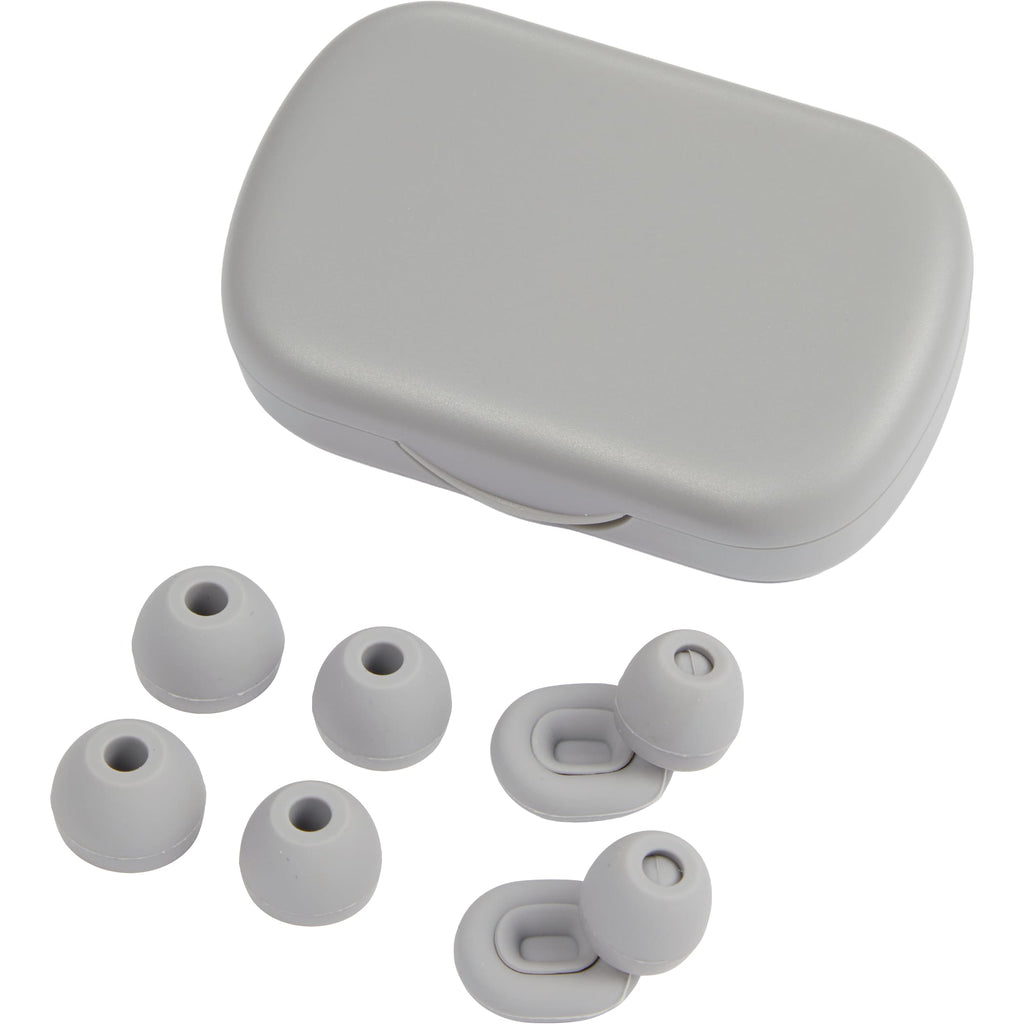 Wellable Silicone Ear Plugs with Carry Case Full Color - Gray - Detail 2