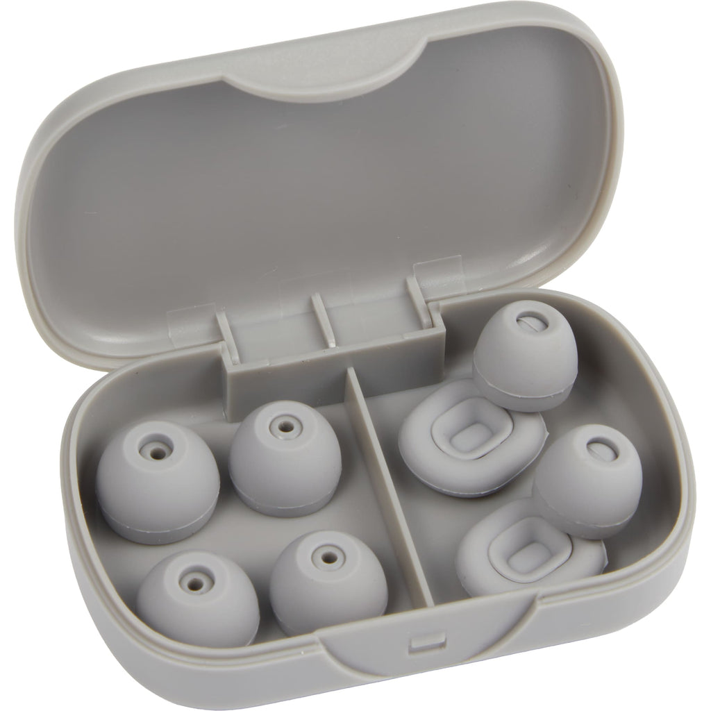 Wellable Silicone Ear Plugs with Carry Case Full Color - Gray - Detail