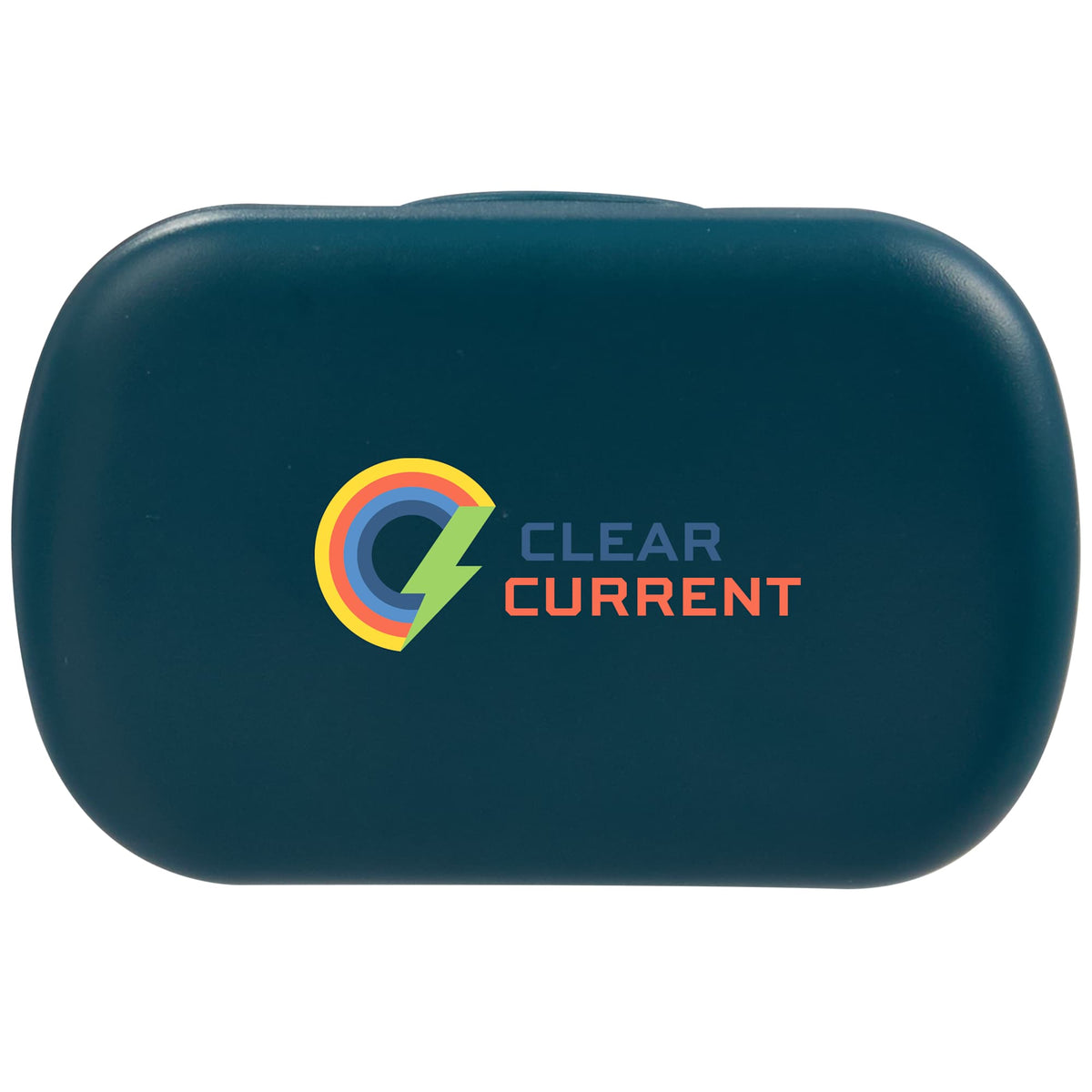 Wellable Silicone Ear Plugs with Carry Case Full Color - Navy - Front
