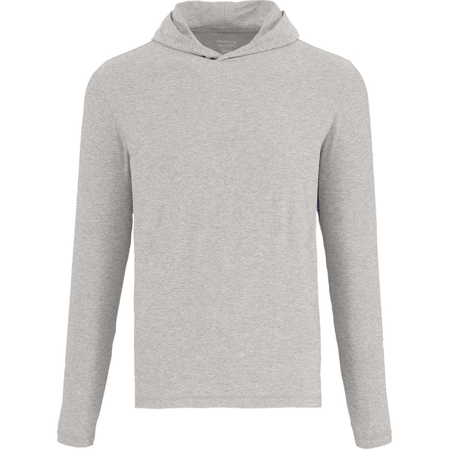Wellable Stretch Knit Hoodie for Men Embroidery