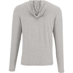 Wellable Stretch Knit Hoodie for Men Transfer - Fossil Heather - Back