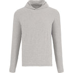 Wellable Stretch Knit Hoodie for Men Transfer - Fossil Heather - Front