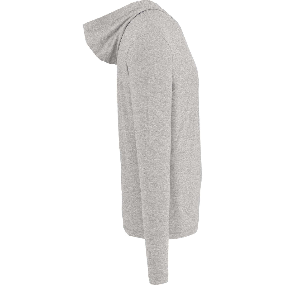 Wellable Stretch Knit Hoodie for Men Transfer - Fossil Heather - Right Side