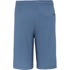 Wellable Stretch Knit Shorts for Men Embroidery - Moonlight Blue - Back