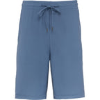 Wellable Stretch Knit Shorts for Men Embroidery - Moonlight Blue - Front