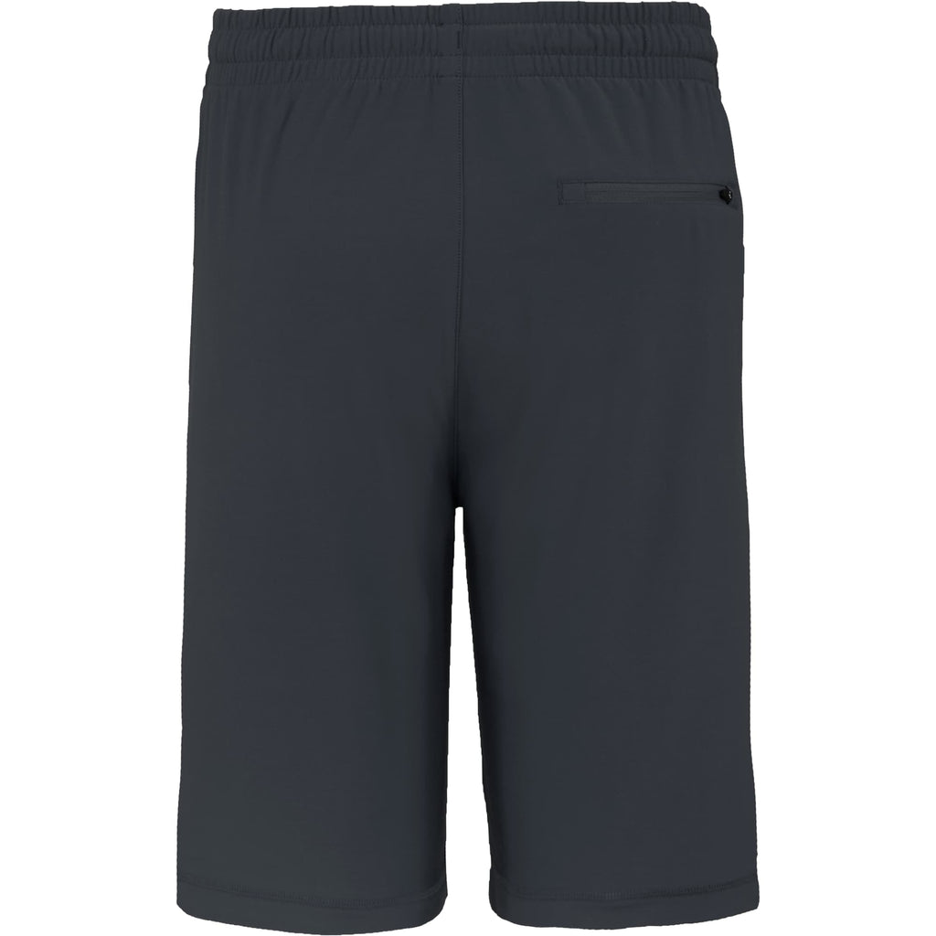Wellable Stretch Knit Shorts for Men Transfer - Grey Smoke - Back