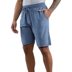 Wellable Stretch Knit Shorts for Men Transfer - Moonlight Blue - Front 2