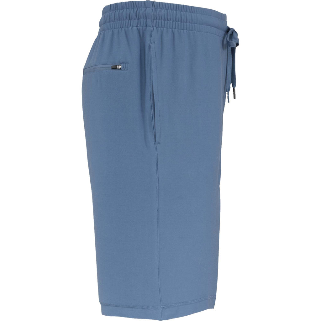 Wellable Stretch Knit Shorts for Men Transfer - Moonlight Blue - Right Side