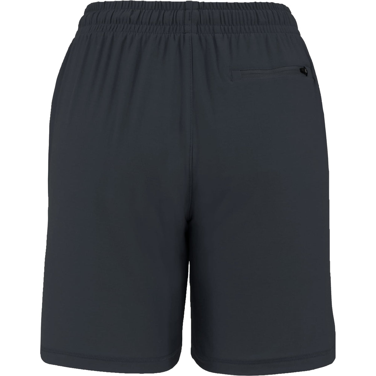 Wellable Stretch Knit Shorts for Women Embroidery - Grey Smoke - Back