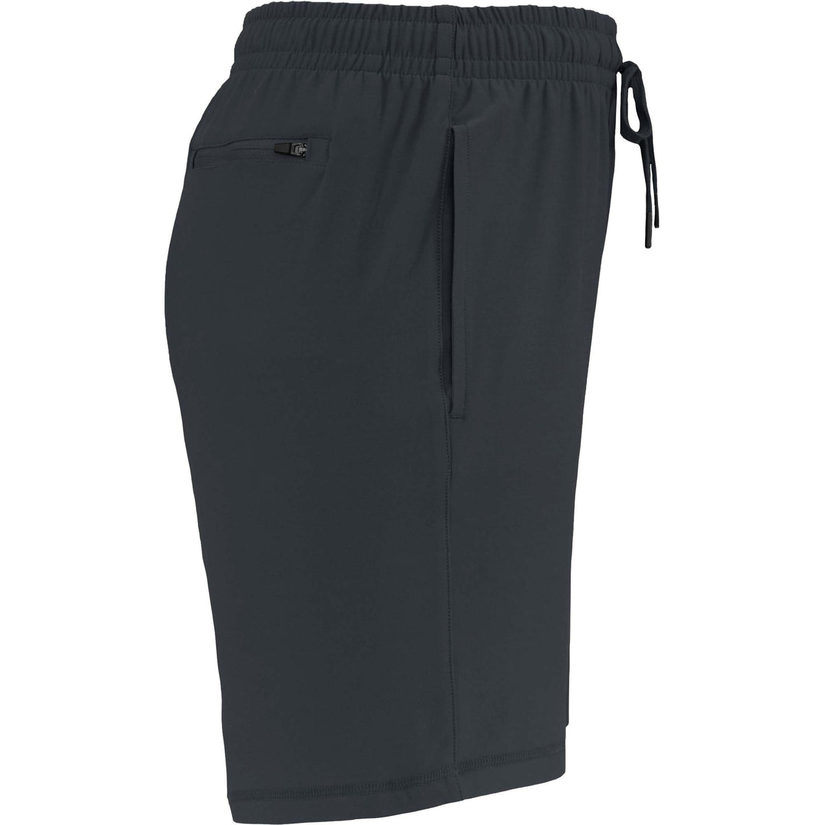 Wellable Stretch Knit Shorts for Women Laser Engraving - Grey Smoke - Right Side