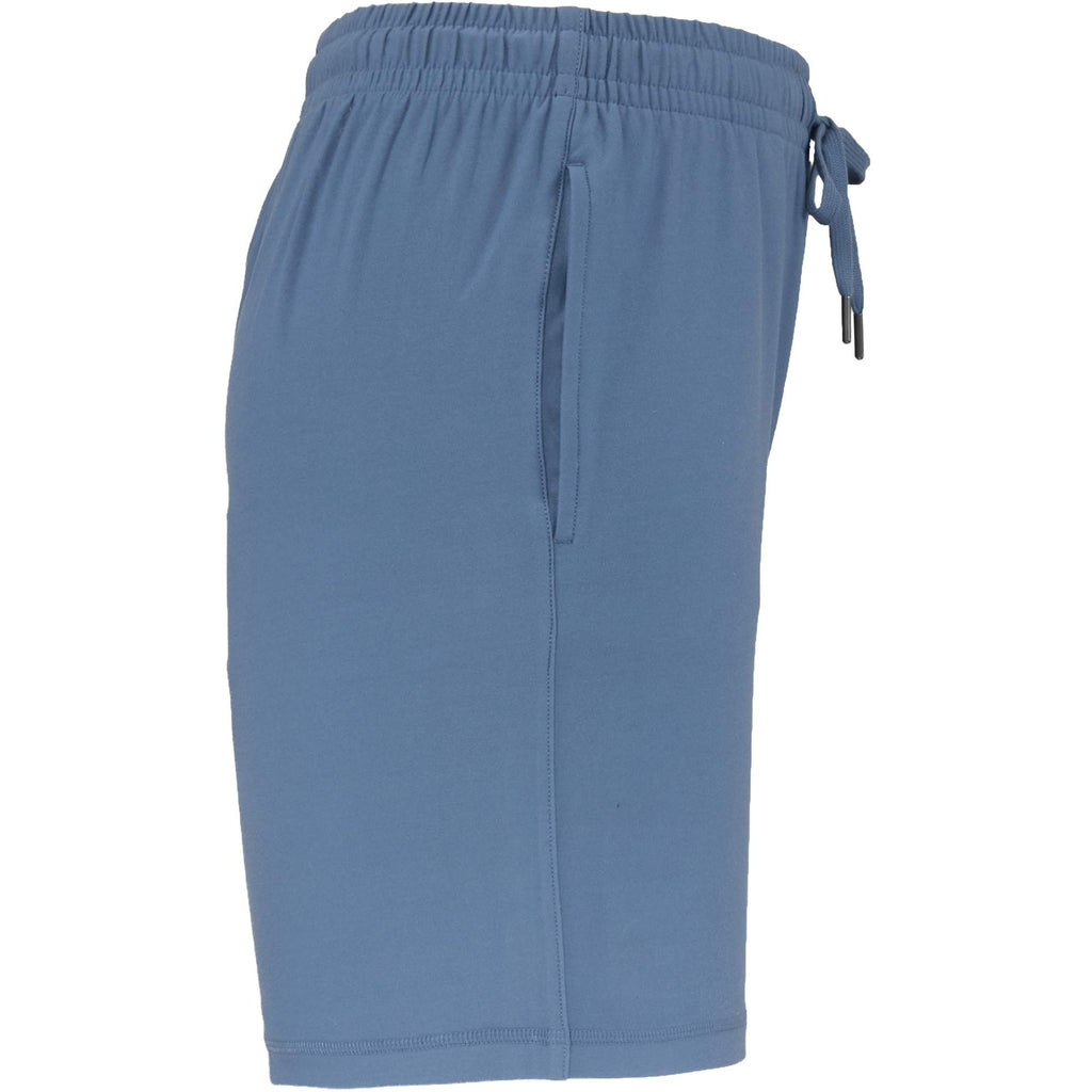 Wellable Stretch Knit Shorts for Women Laser Engraving - Moonlight Blue - Right Side