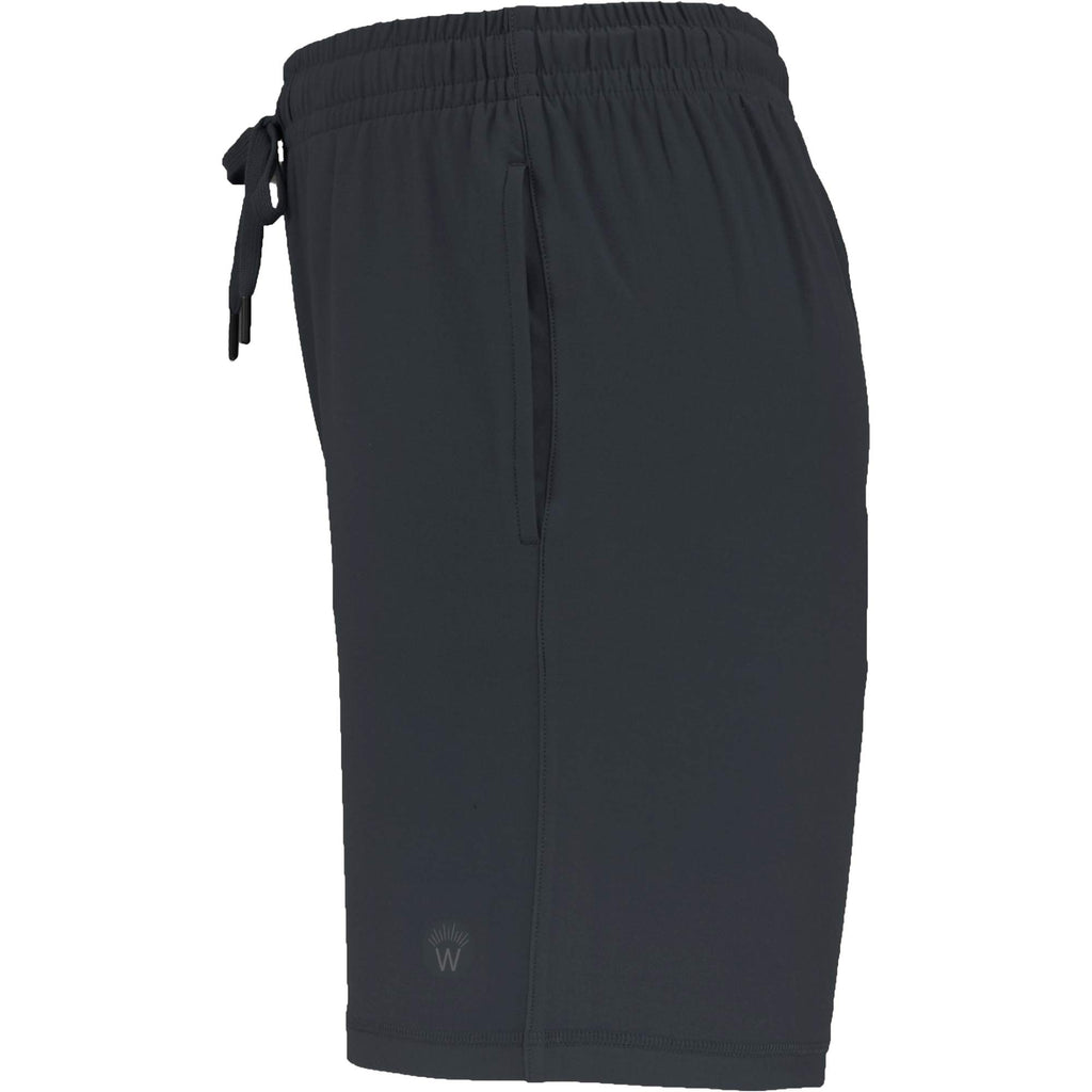 Wellable Stretch Knit Shorts for Women Transfer - Grey Smoke - Left Side