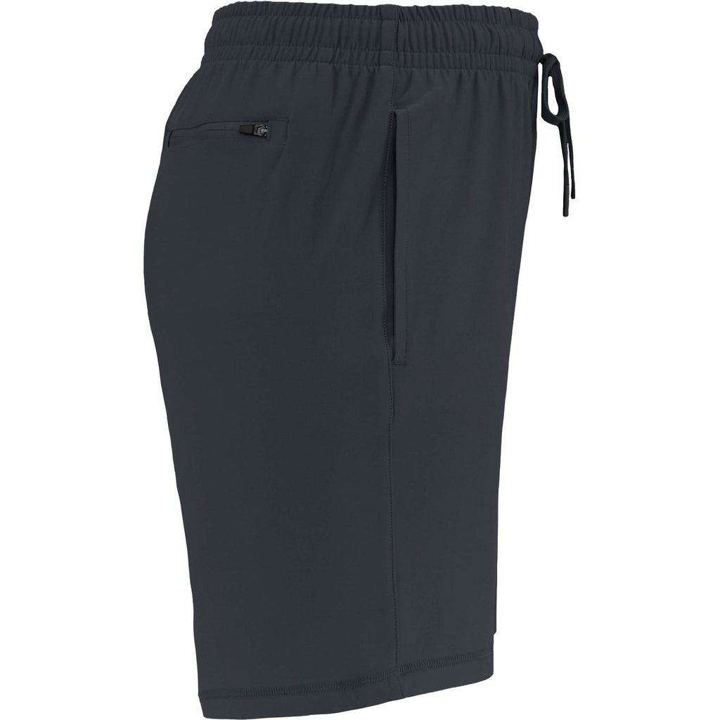Wellable Stretch Knit Shorts for Women Transfer - Grey Smoke - Right Side