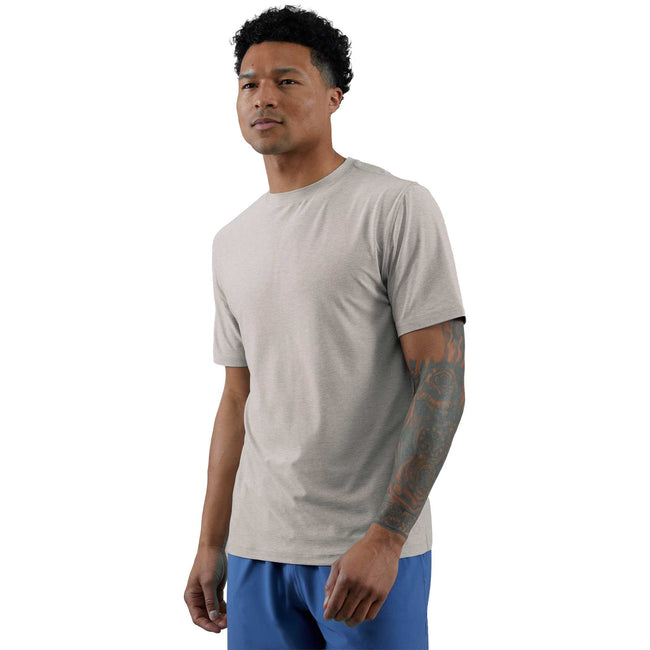 Wellable Stretch Performance Tee for Men Embroidery