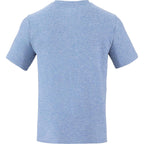 Wellable Stretch Performance Tee for Men Embroidery - Moonlight Blue Heather - Back