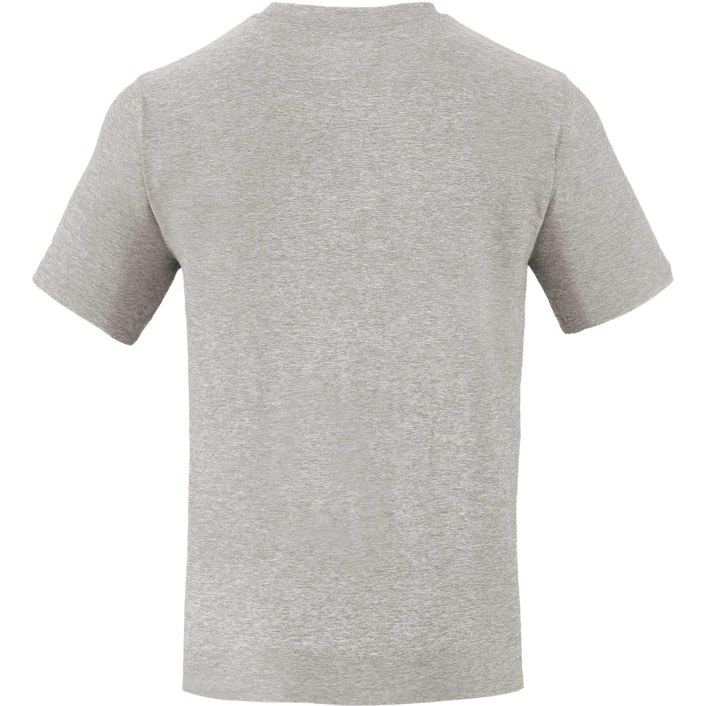 Wellable Stretch Performance Tee for Men Transfer - Fossil Heather - Back
