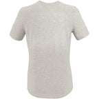 Wellable Stretch Performance Tee for Women Transfer - Fossil Heather - Back