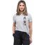 Wellable Stretch Performance Tee for Women Transfer - Fossil Heather - Front