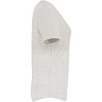 Wellable Stretch Performance Tee for Women Transfer - Fossil Heather - Right Side