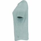 Wellable Stretch Performance Tee for Women Transfer - Jade Heather - Left Side