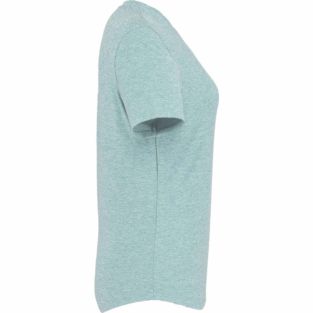 Wellable Stretch Performance Tee for Women Transfer - Jade Heather - Right Side