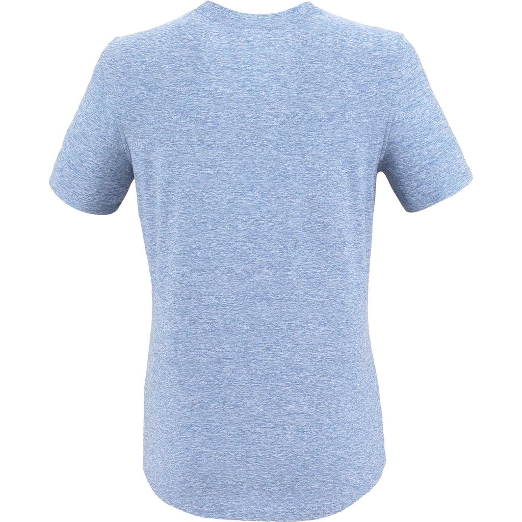 Wellable Stretch Performance Tee for Women Transfer - Moonlight Blue Heather - Back