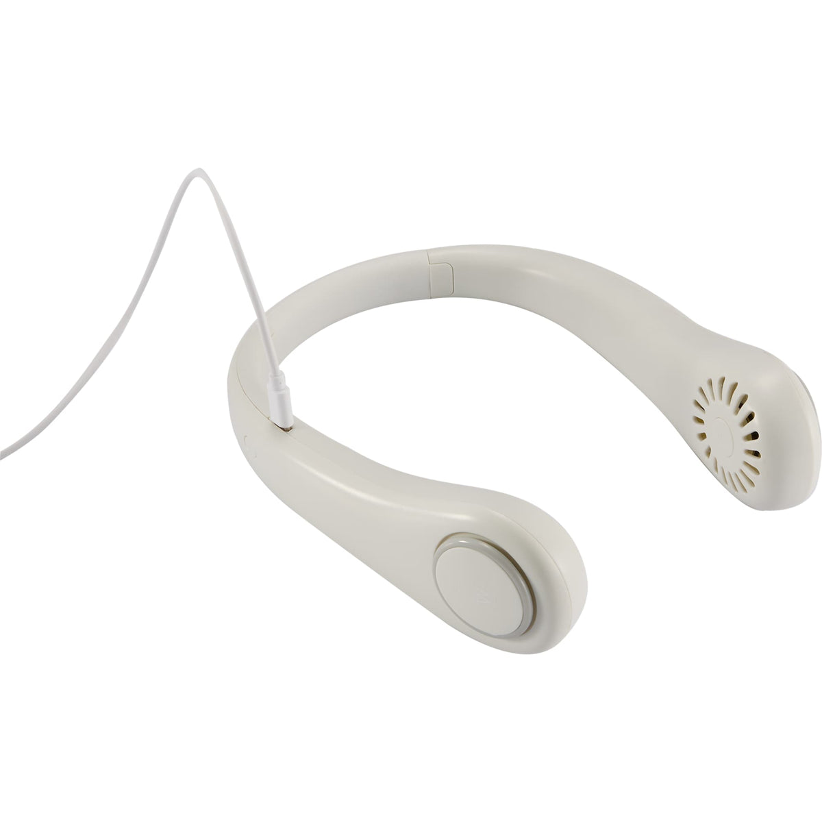 Wellable Wireless Neck Fan with Three Speeds - White - Back