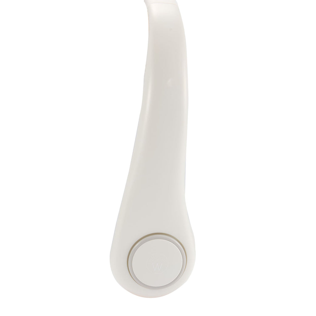 Wellable Wireless Neck Fan with Three Speeds - White - Side