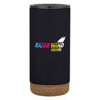 Wellington Stainless Steel Tumbler, 16 oz - Black - Colorbrite