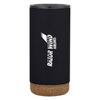 Wellington Stainless Steel Tumbler, 16 oz - Black - Silk Screen
