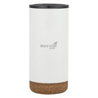 Wellington Stainless Steel Tumbler, 16 oz - White - Laser Engraving