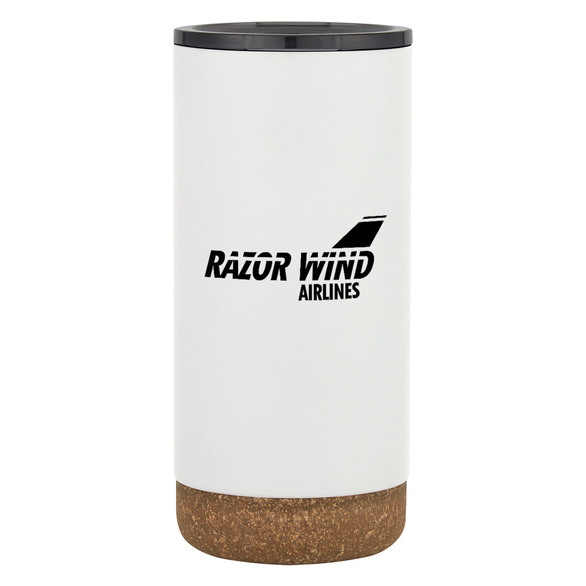 Wellington Stainless Steel Tumbler, 16 oz - White - Silk Screen