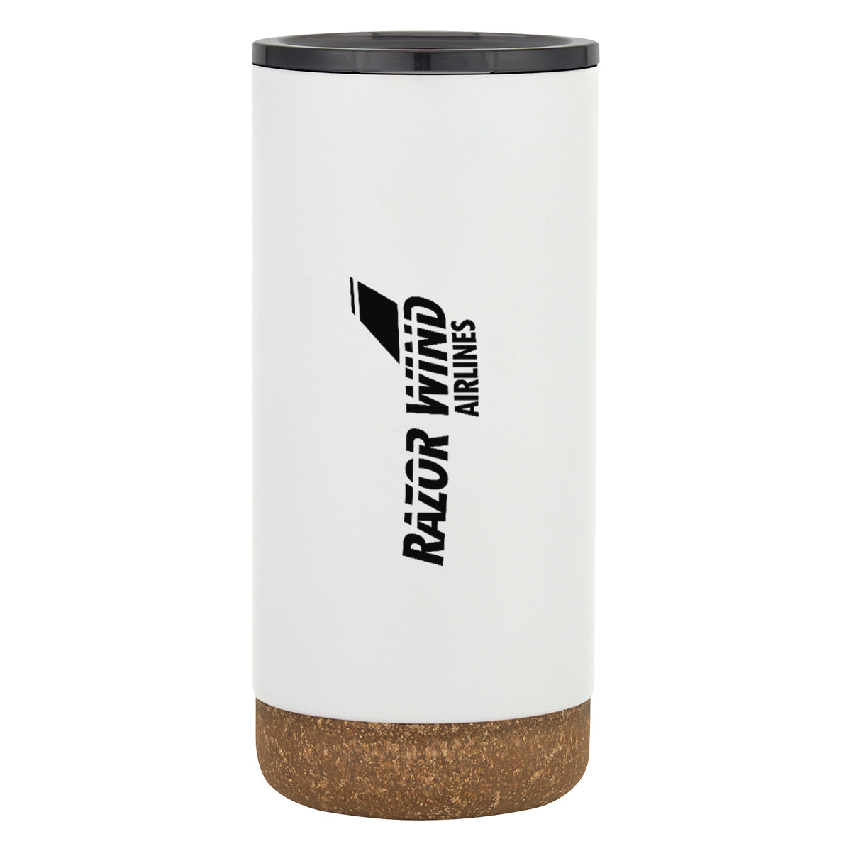 Wellington Stainless Steel Tumbler, 16 oz - White - Silk Screen