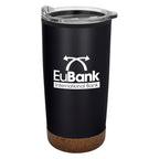 Wellington Stainless Steel Tumbler, 20 oz - Black - Silk Screen