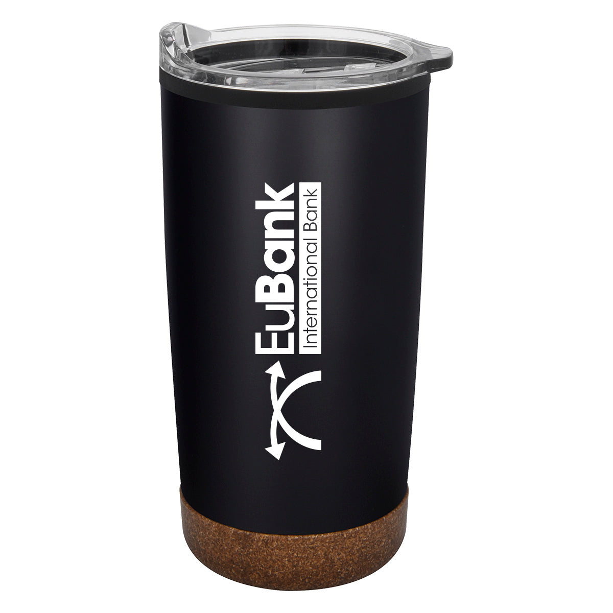 Wellington Stainless Steel Tumbler, 20 oz - Black - Verical_Silkscreen