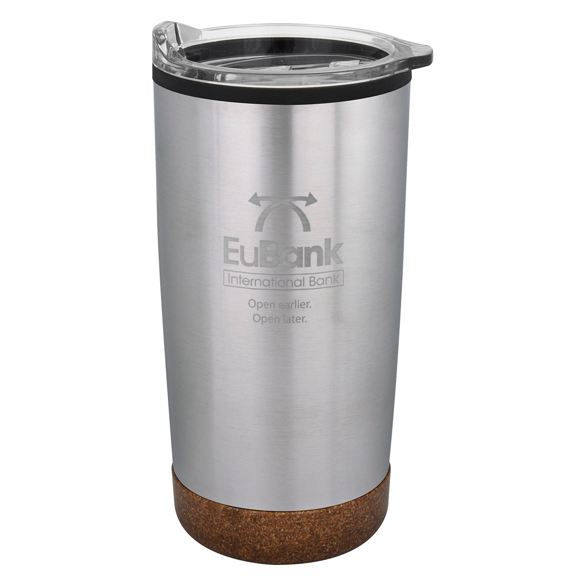 Wellington Stainless Steel Tumbler, 20 oz - Silver - Laser Engraving
