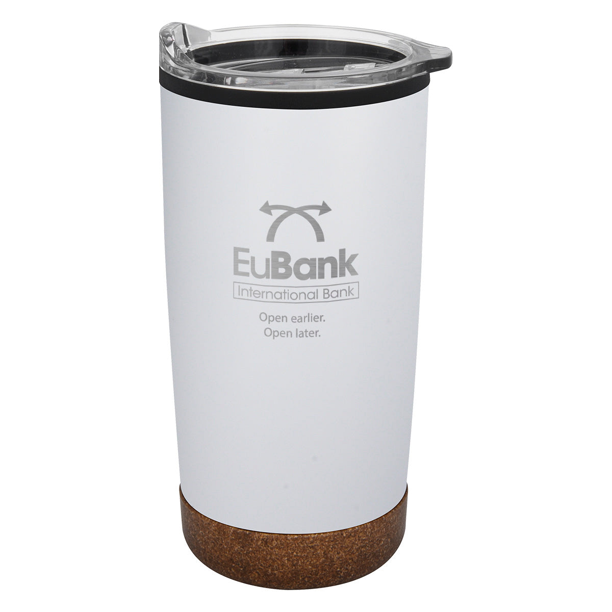 Wellington Stainless Steel Tumbler, 20 oz - White - Laser Engraving