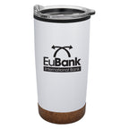 Wellington Stainless Steel Tumbler, 20 oz - White - Silk Screen