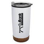 Wellington Stainless Steel Tumbler, 20 oz - White - Verical_Silkscreen