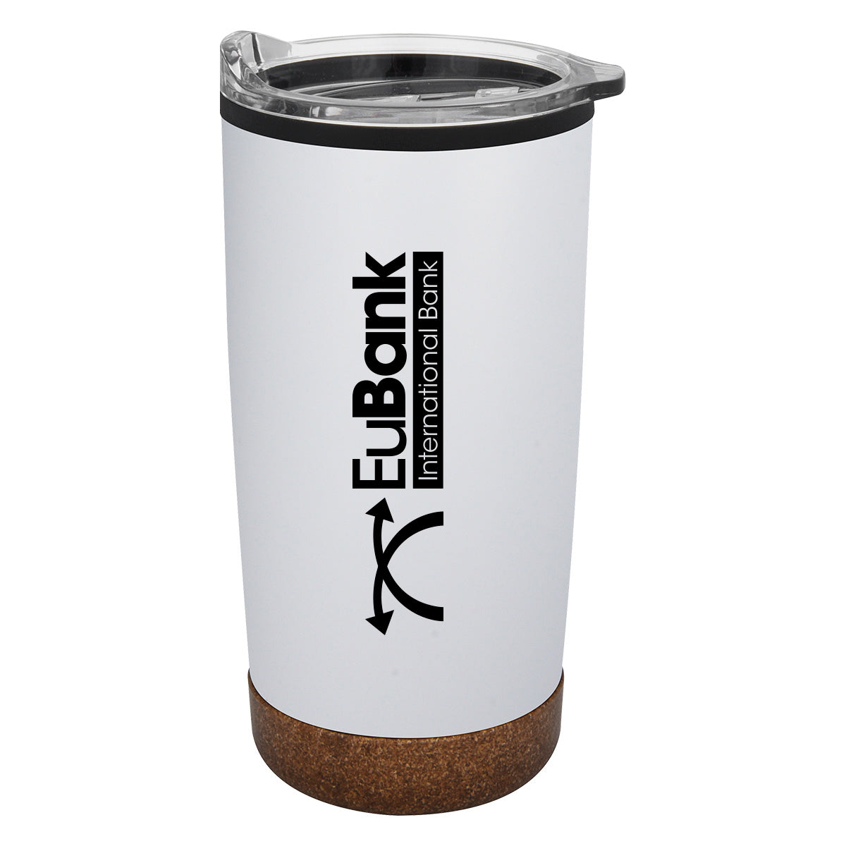 Wellington Stainless Steel Tumbler, 20 oz - White - Verical_Silkscreen