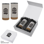 Wellington Stainless Steel Tumbler Gift Set, 16 oz - Silk Screen