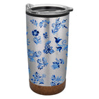 Wellington Stainless Steel Tumbler in Full Color, 20 oz - Silver - Megabrite