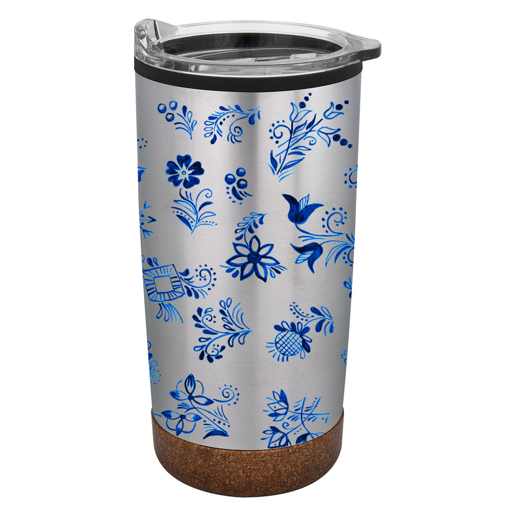 Wellington Stainless Steel Tumbler in Full Color, 20 oz - Silver - Megabrite